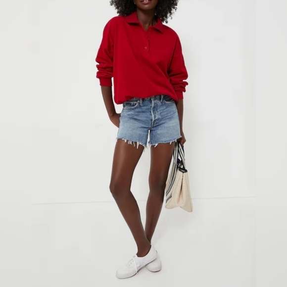 Pomander Place Red Bode Polo Sweatshirt SZ Large NWT - Picture 12 of 12